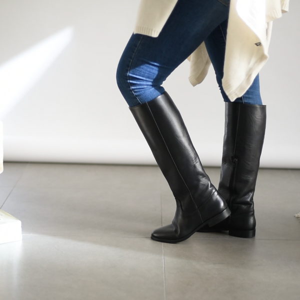 Outfit 2025 stivali cuoio